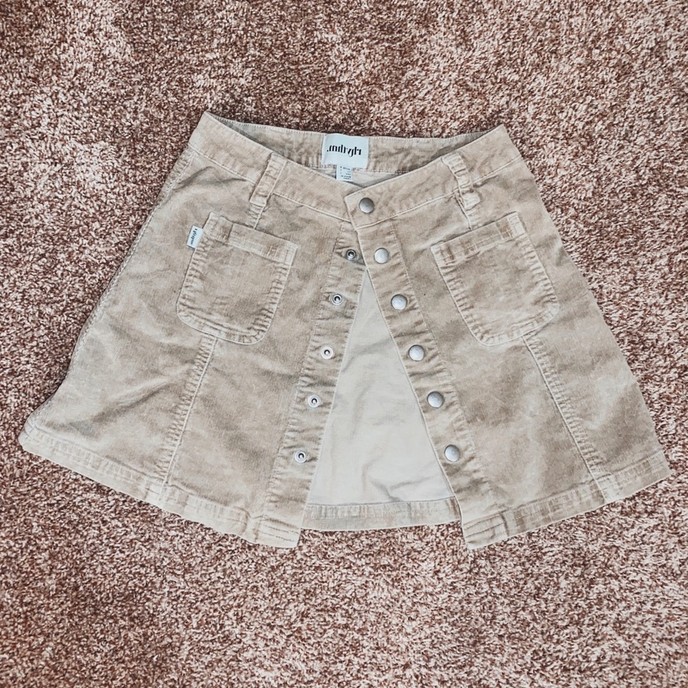 Rhythm corduroy skirt